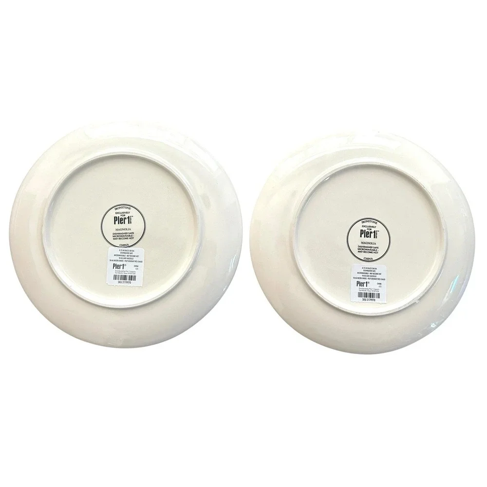 Pier 1 Magnolia Salad Plates 8.75
